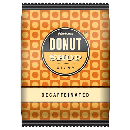 Authentic Donut Shop Blend Donut Shop Decaf, 2.5 oz Fraction Packs, PK42 PK RI5670